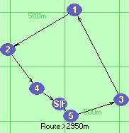 Route >2950m  all