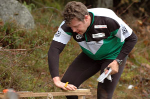 Martin Lindberg stämplar