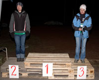 Helén och Cissi på prispallen i D21