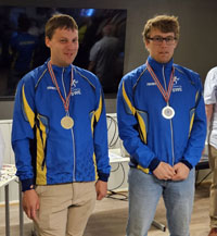 Joakim och Henrik på prispallen